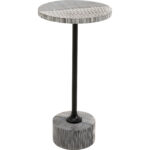 Side Table Domero Double Black Ø25cm