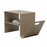 Side Table Lounge News Taupe