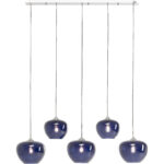 Pendant Lamp Sphere Night Blue Five 160cm