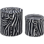 Box Wild Animal Zebra (2/Set)