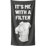 Beach Towel Filter Boy Grey 90x170cm