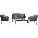 Sofa Set Elba Grey Quattro (4/part)