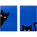 Framed Picture Ciao Gatto (2/Set)