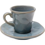 Espresso cup with saucer Organic Turquise