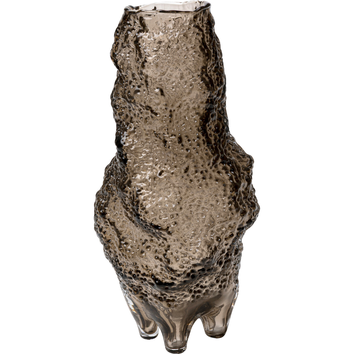 KARE-58324-1400x1400 Vase Frozy Brown 41cm - Image 1