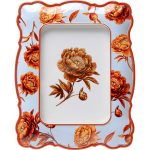Picture Frame Peonies Light Blue 13x18cm