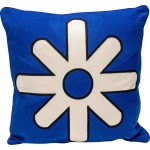 Cushion Icon Star Blue 50x50cm