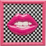 Object Picture Lips 27x27cm