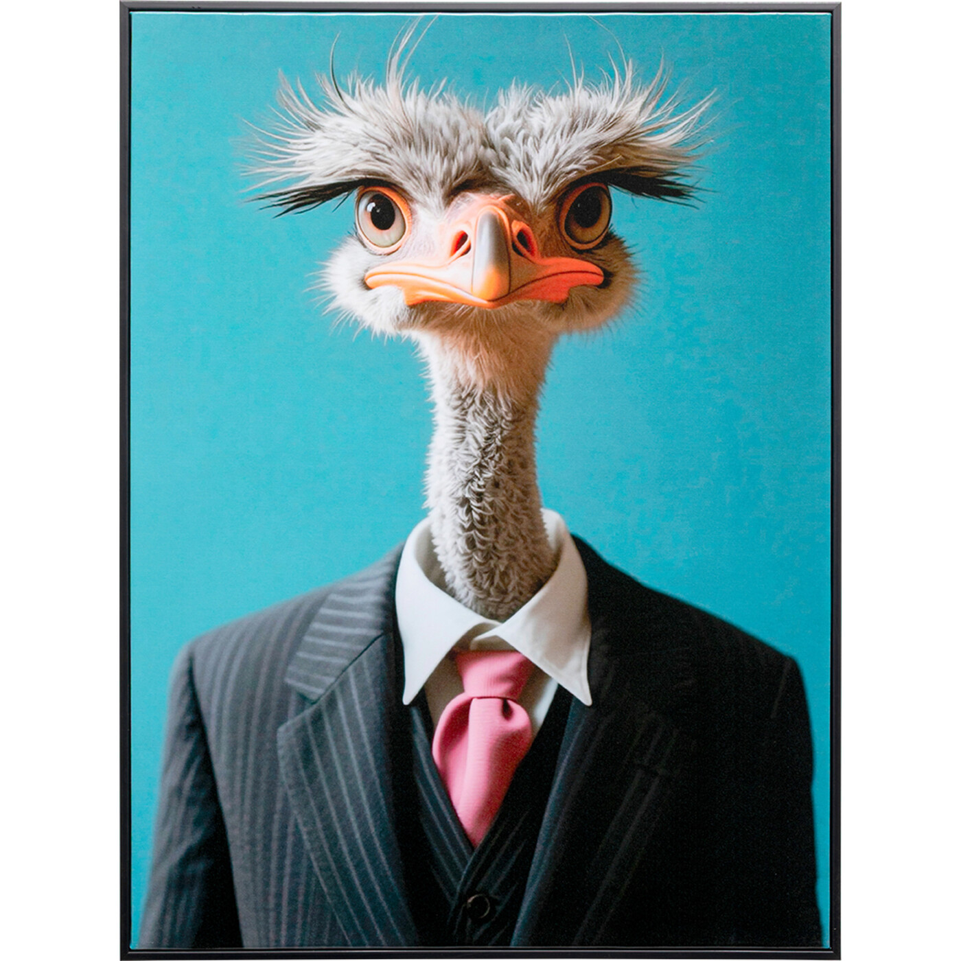 KARE-58691-1400x1400 Canvas Picture Mister Ostrich 45x60cm - Image 1